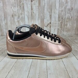 Nike Cortez Basic SL Metallic Bronze Rose Gold Sneakers Shoes Women's US 10